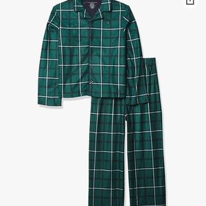 Tommy Hilfiger Boys' Button Front Pajama Set